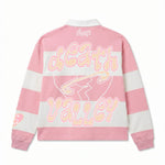 Sugarhill "Together " Polo Shirt Pink White