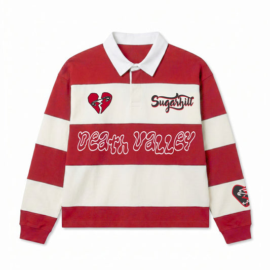 Sugarhill "Together " Polo Shirt Red White