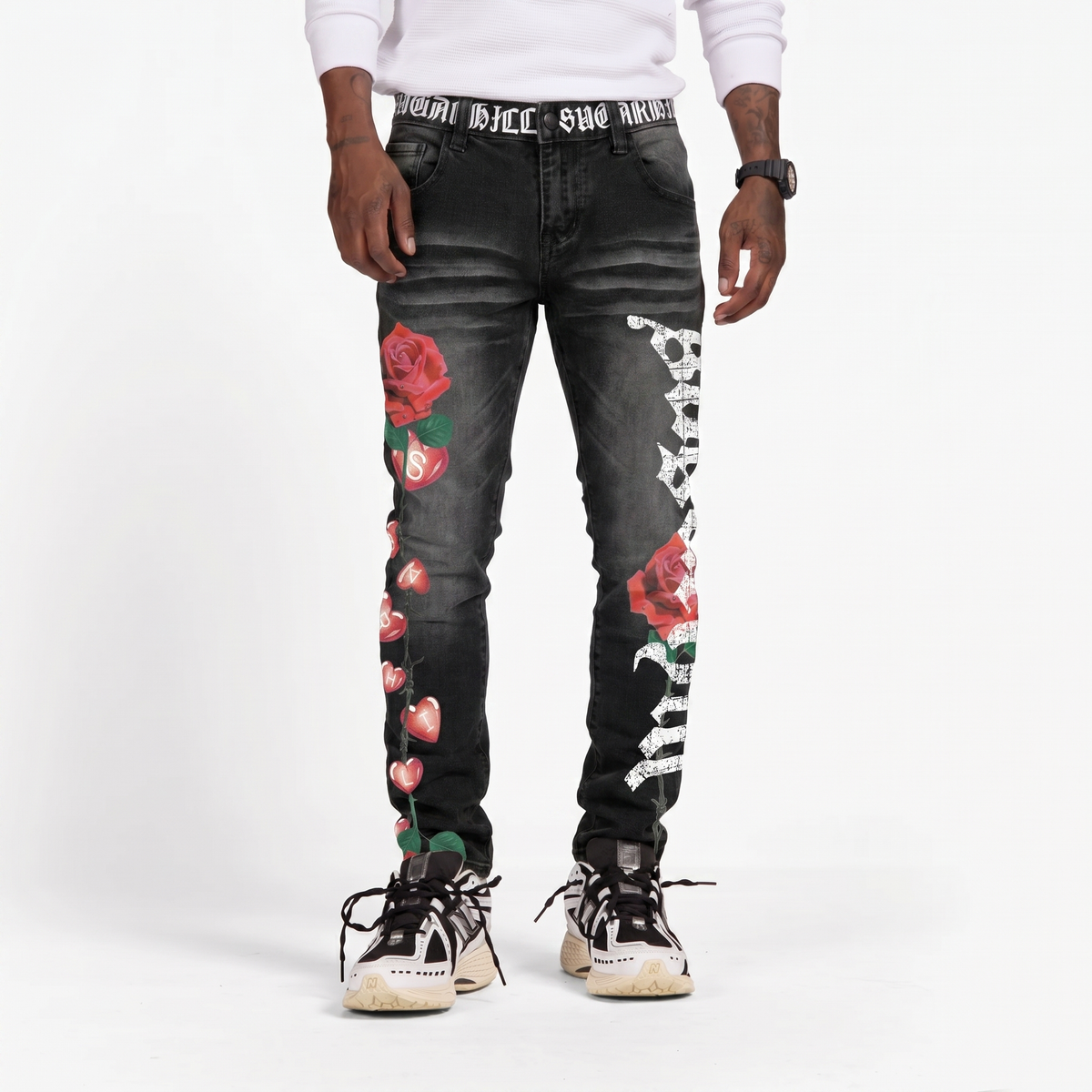 Sugarhill "Loverboy" Skinny Jeans Black Wash