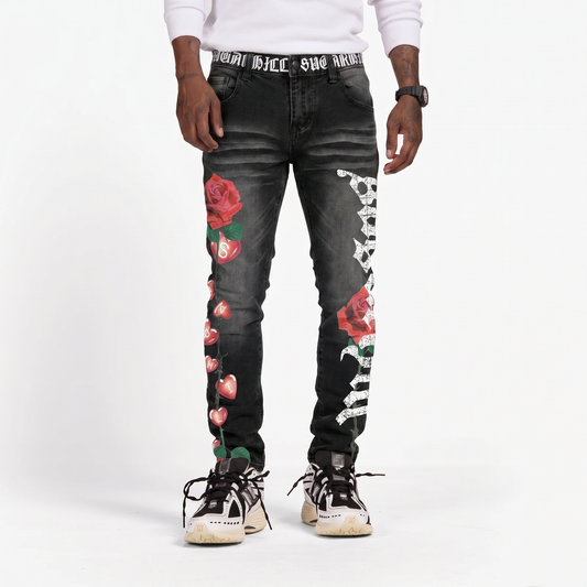 Sugarhill "Loverboy" Skinny Jeans Black Wash