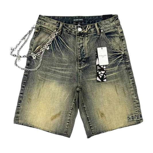 Reveer "Core" Vintage Wash  Jeans Shorts
