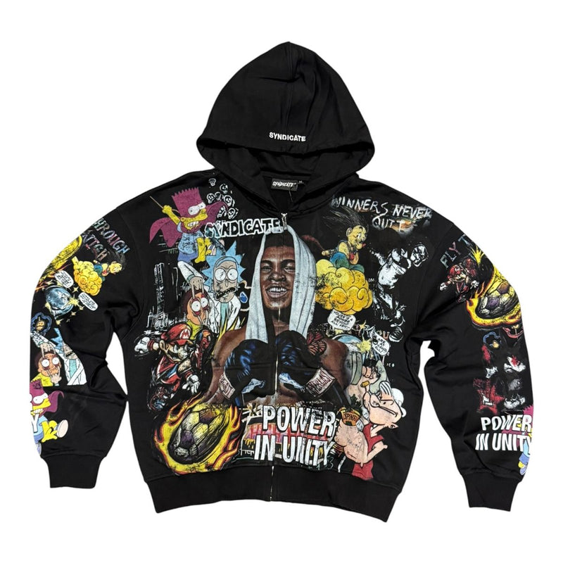 Syndicate "Unity" Zip Up Black