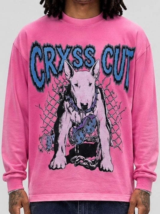 Crxsscut Chain Breaker Long Sleeve T-Shirt