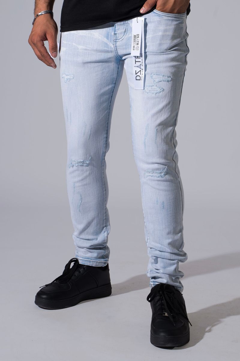 Disaster Super Stretch Denim Ice Blue (422)