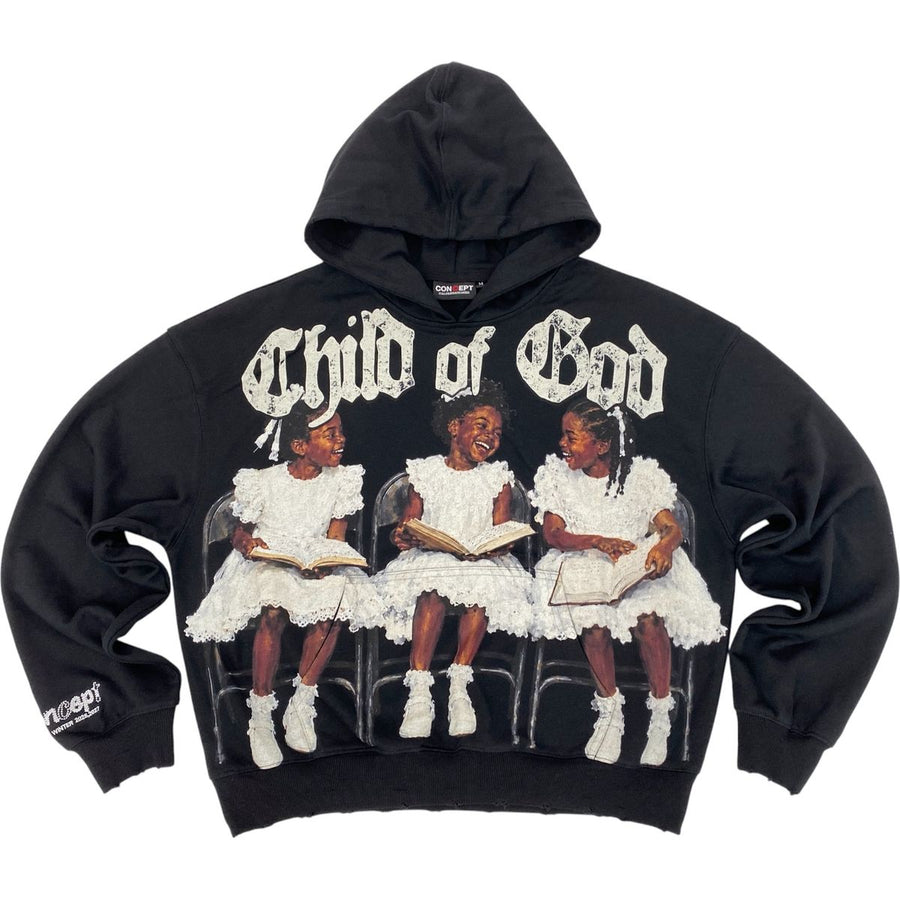 Concept "Cog 2.0" Pull Over Hoodie - Black