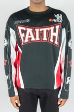 Rebel Minds Faith 32 Air Mesh  Long Sleeve Black /Red