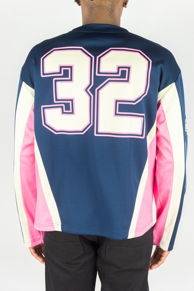 Rebel Minds Faith 32 Air Mesh  Long Sleeve Navy /Pink