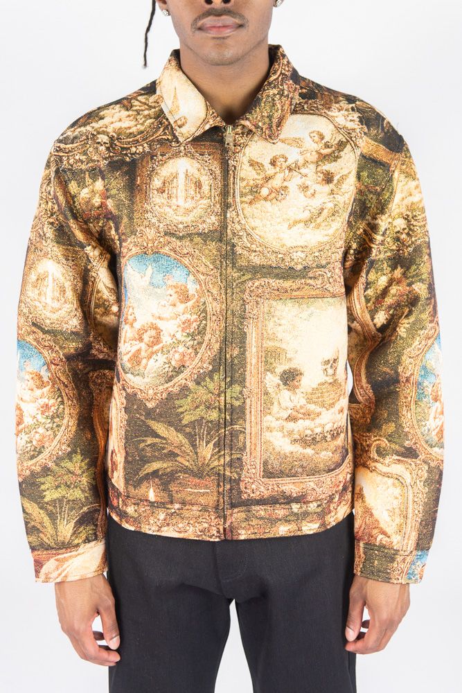 Rebel Minds Museum Tapestry Gold Jacket