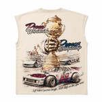 Reveer "Racer" Khaki Cut Off T-Shirt