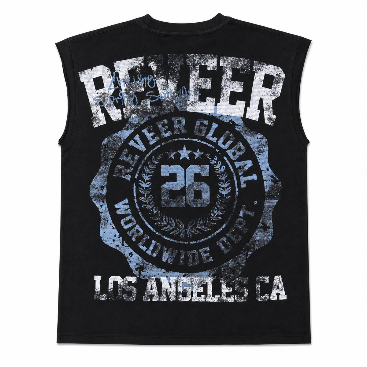 Reveer "Stars" Black Cut Off  T-Shirt
