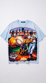 Vtilted "Homerun" Blue Wash T-Shirt