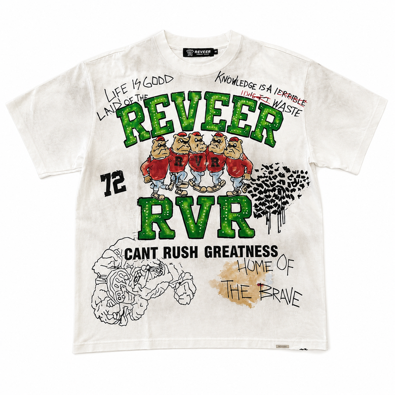 Reveer "Bulldogs" Grey White T-Shirt