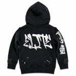 Elite Premium Double Layer Royal Kids Black Zip-Up