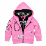 Elite Premium Double Layer Royal Kids Pink Zip-Up
