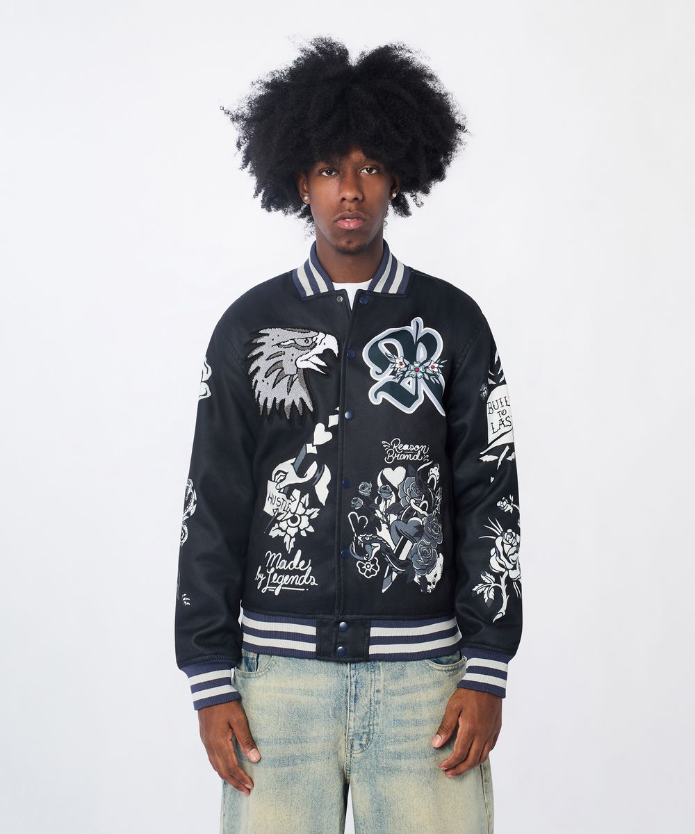 Reason  Iconic Varsity Jacket