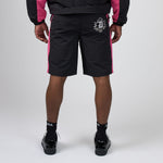 DUAA  Cyber Short Set With Jacket Black /Pink