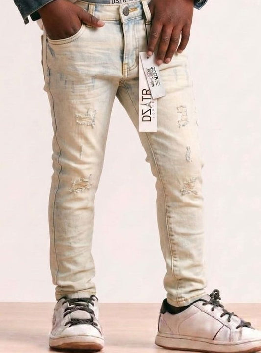 Disaster Ultra Stretch Denim Boys (K-423 Vanilla )