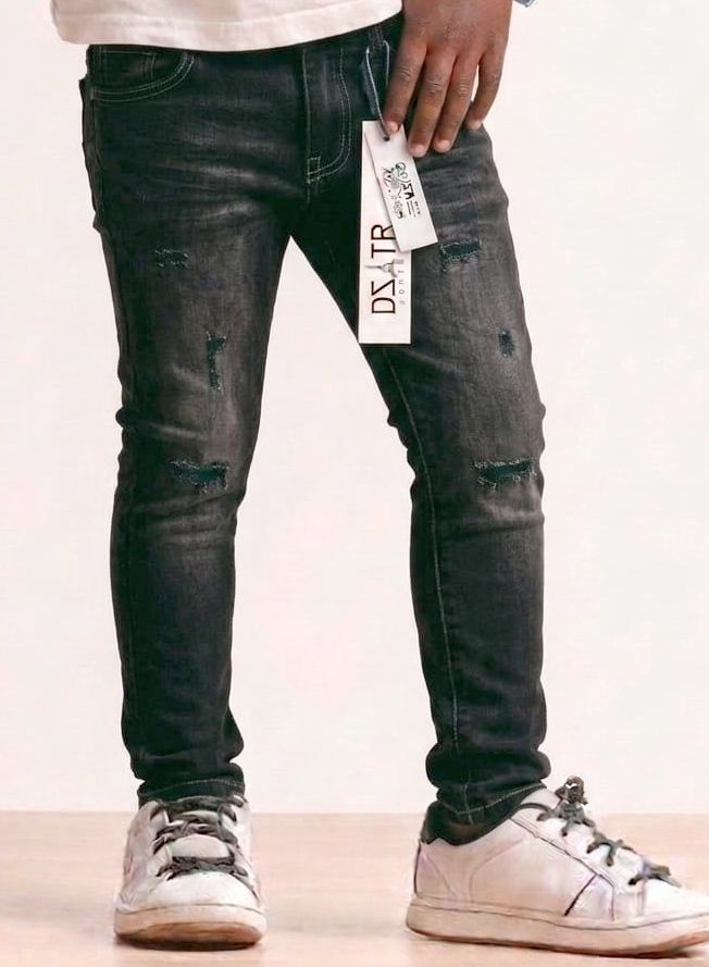 Disaster Ultra Stretch Denim Boys (K-413 Black Washed )