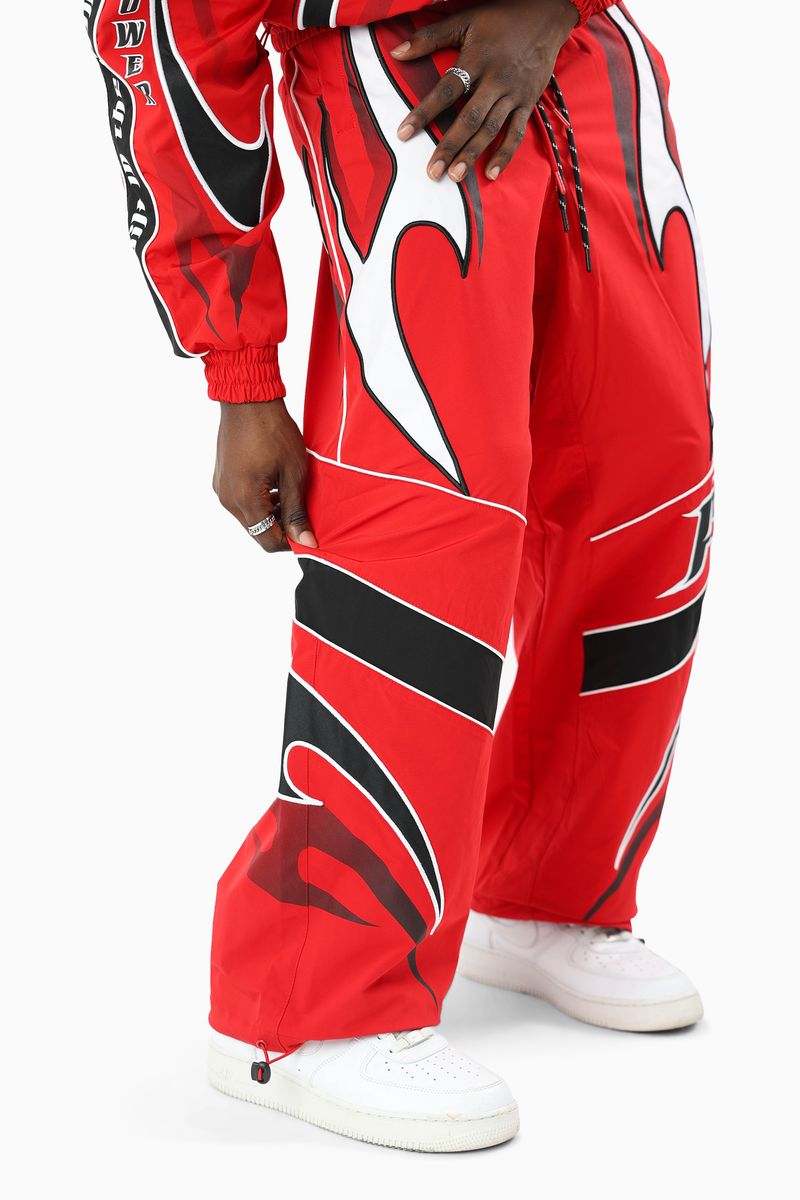Smoke Rise Power Red  Windbreaker Set