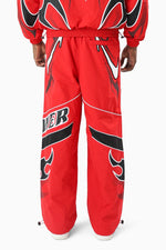 Smoke Rise Power Red  Windbreaker Set