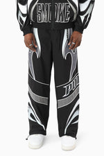 Smoke Rise Power Black Windbreaker Set