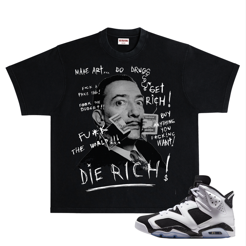 Rich Dead Salvador T-Shirt Black