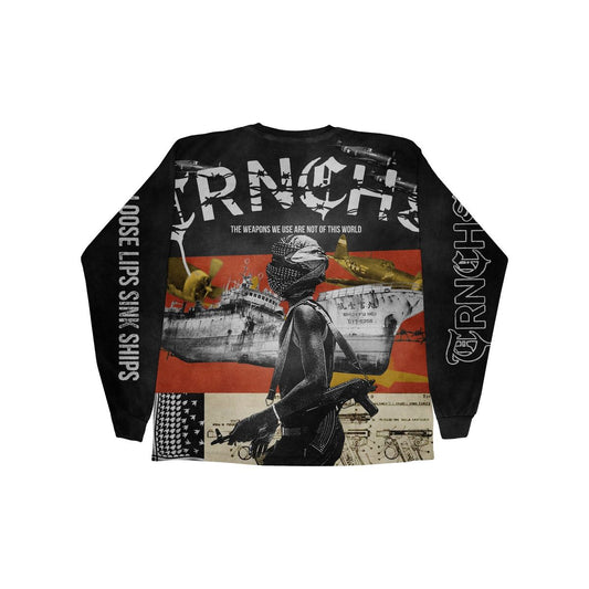 The Trnchs Resolve-Black-Crewneck