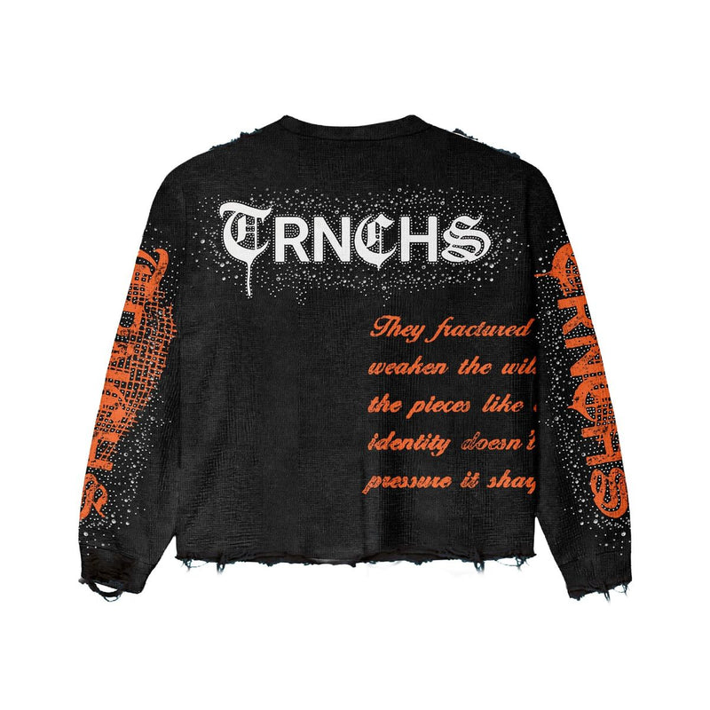 The Trnchs Sharpened-Identity-Black-Crewneck