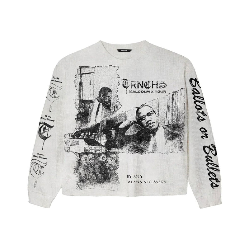 The Trnchs Trnchs-X-Malcom-Crewneck White
