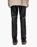Valabasas Mr.Slim Black Leather Jeans