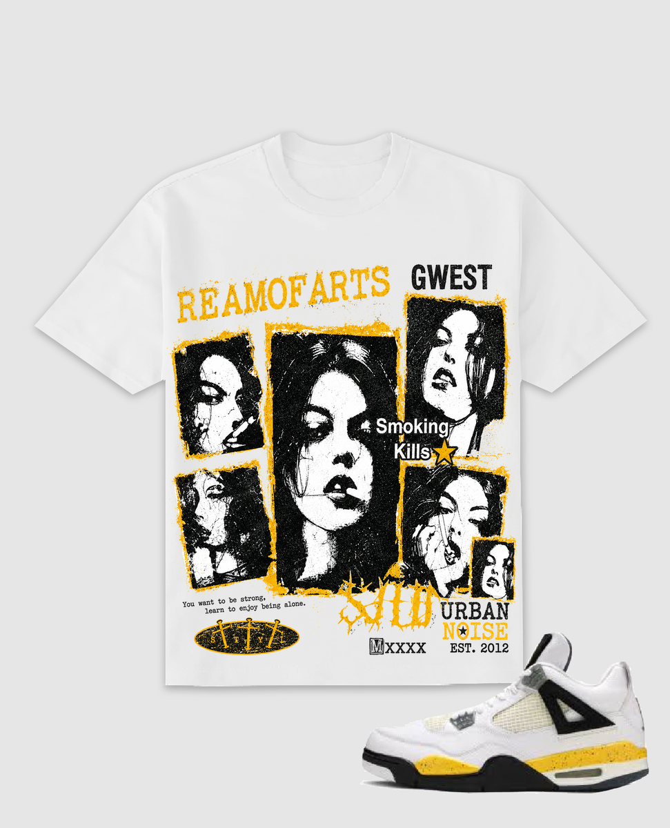 G West Ream Of Arts White / Yellow T-Shirt