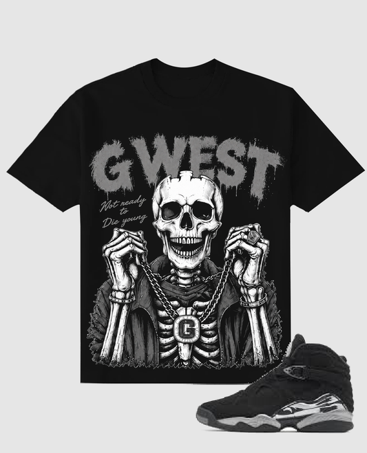 G West Grim Glory Black /Grey T-Shirt