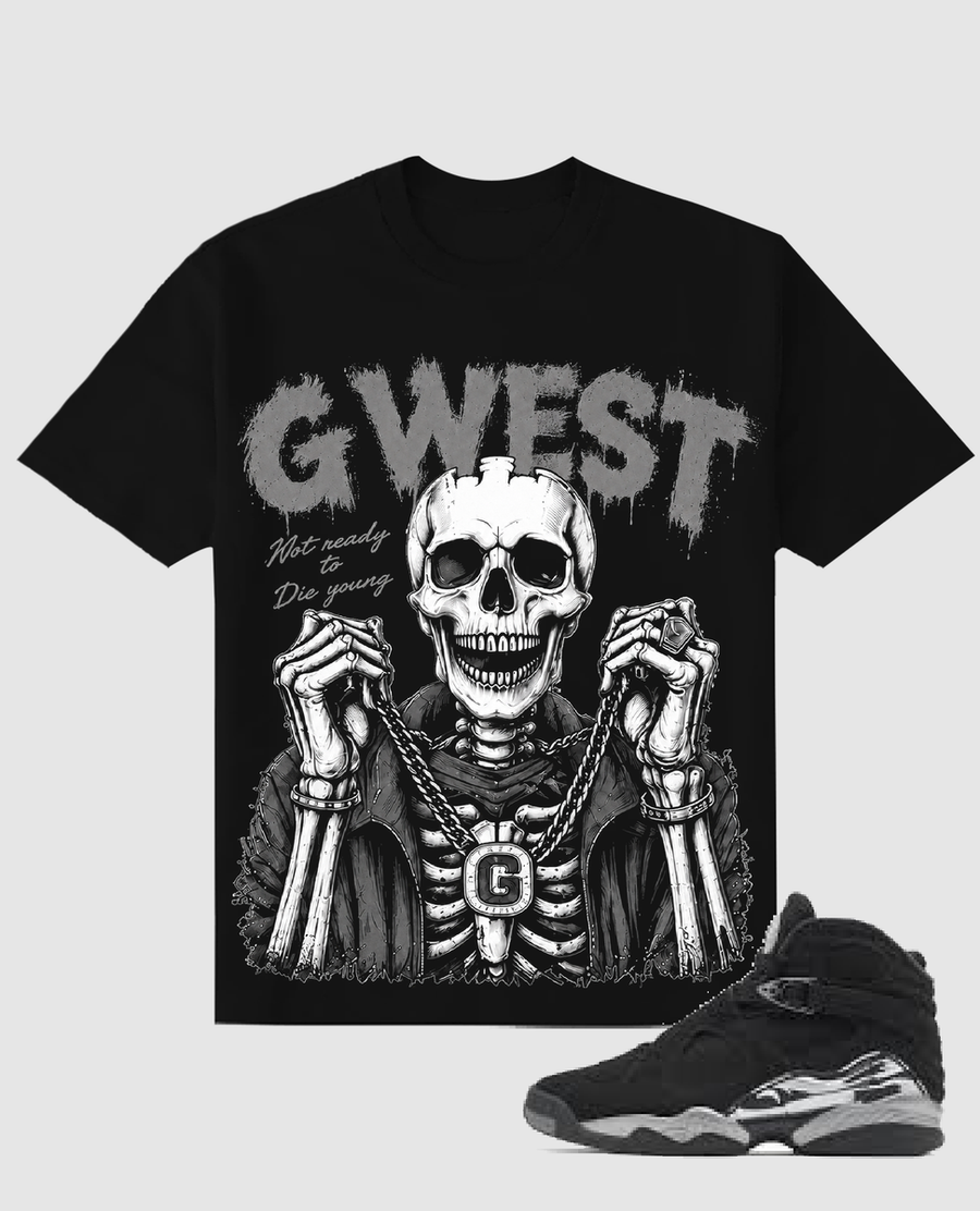 G West Grim Glory Black /Grey T-Shirt