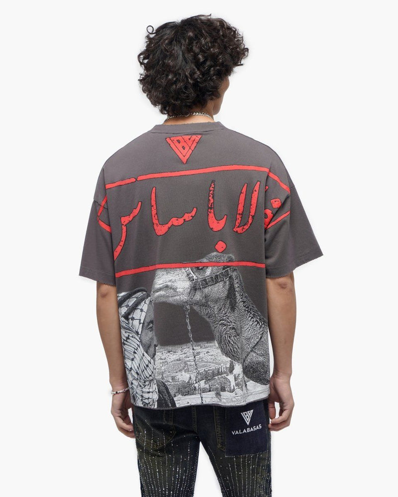 Valabasas  Camel Grey Tee Grey