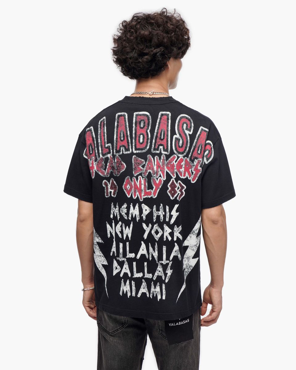 Valabasas Head Bangers Black Tee