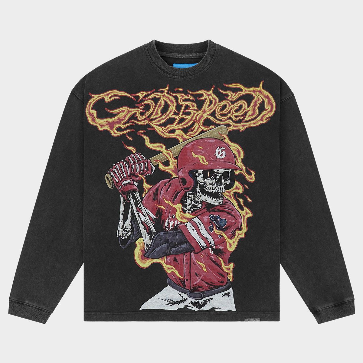 Godspeed Slugger LS T-shirt NG (Black Wash)