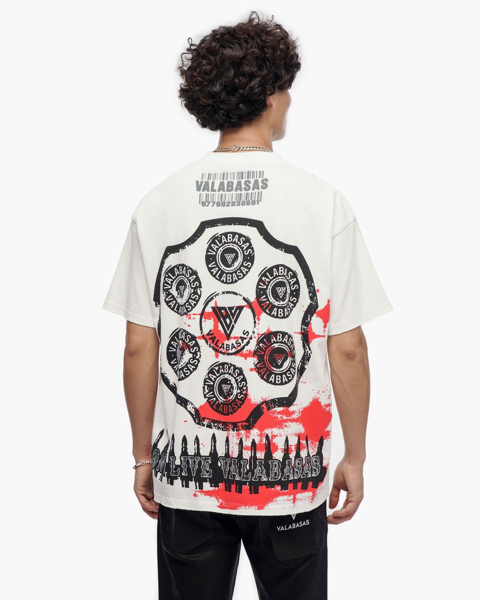 Valabasas Narcissist White Tee