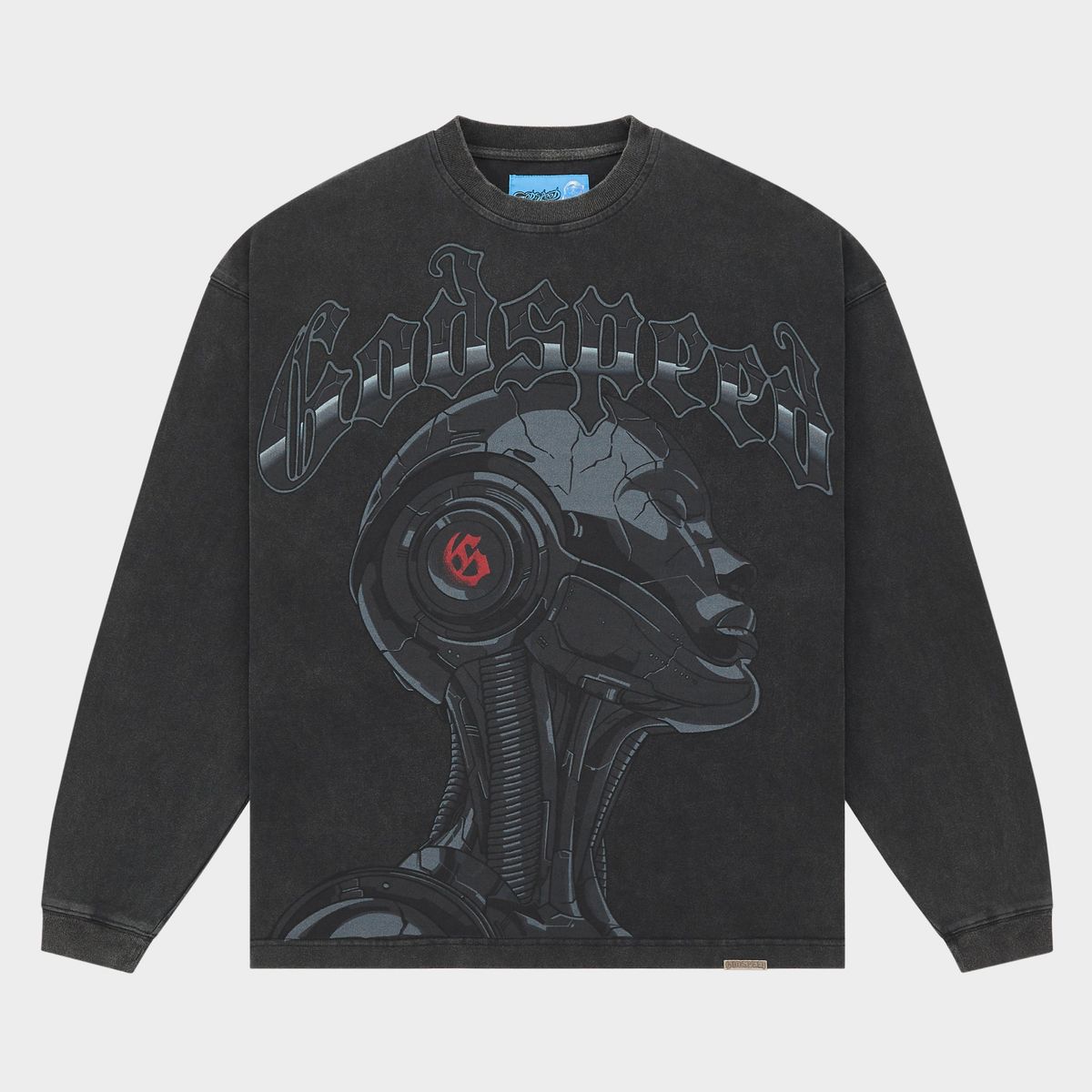 Godspeed Alexa II LS T-shirt NG (Black Wash) – Underground Clothing