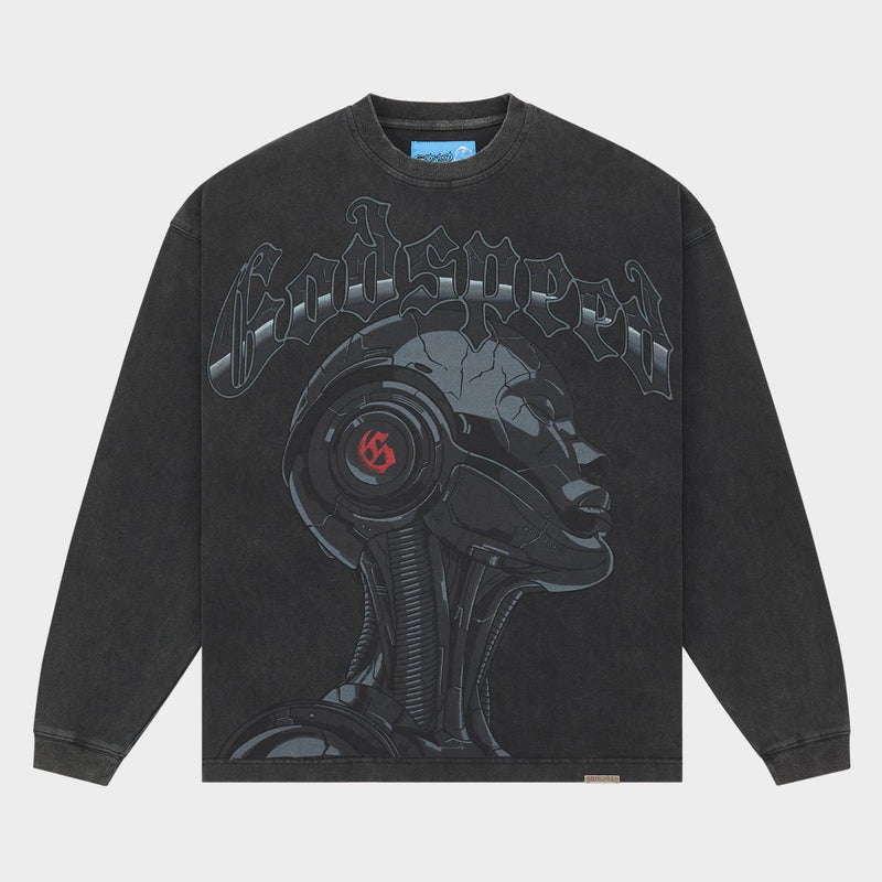 Godspeed Alexa II LS T-shirt NG (Black Wash)