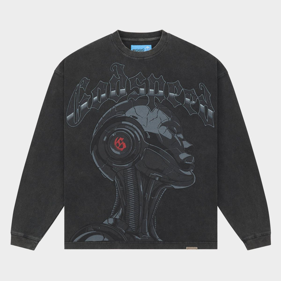 Godspeed Alexa II LS T-shirt NG (Black Wash)