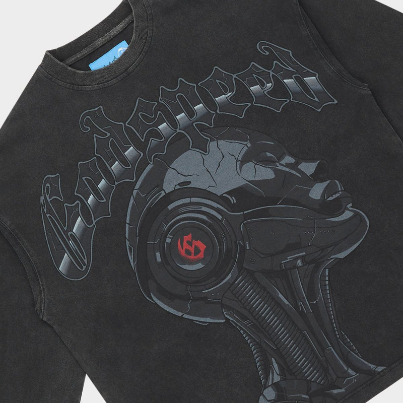 Godspeed Alexa II LS T-shirt NG (Black Wash)