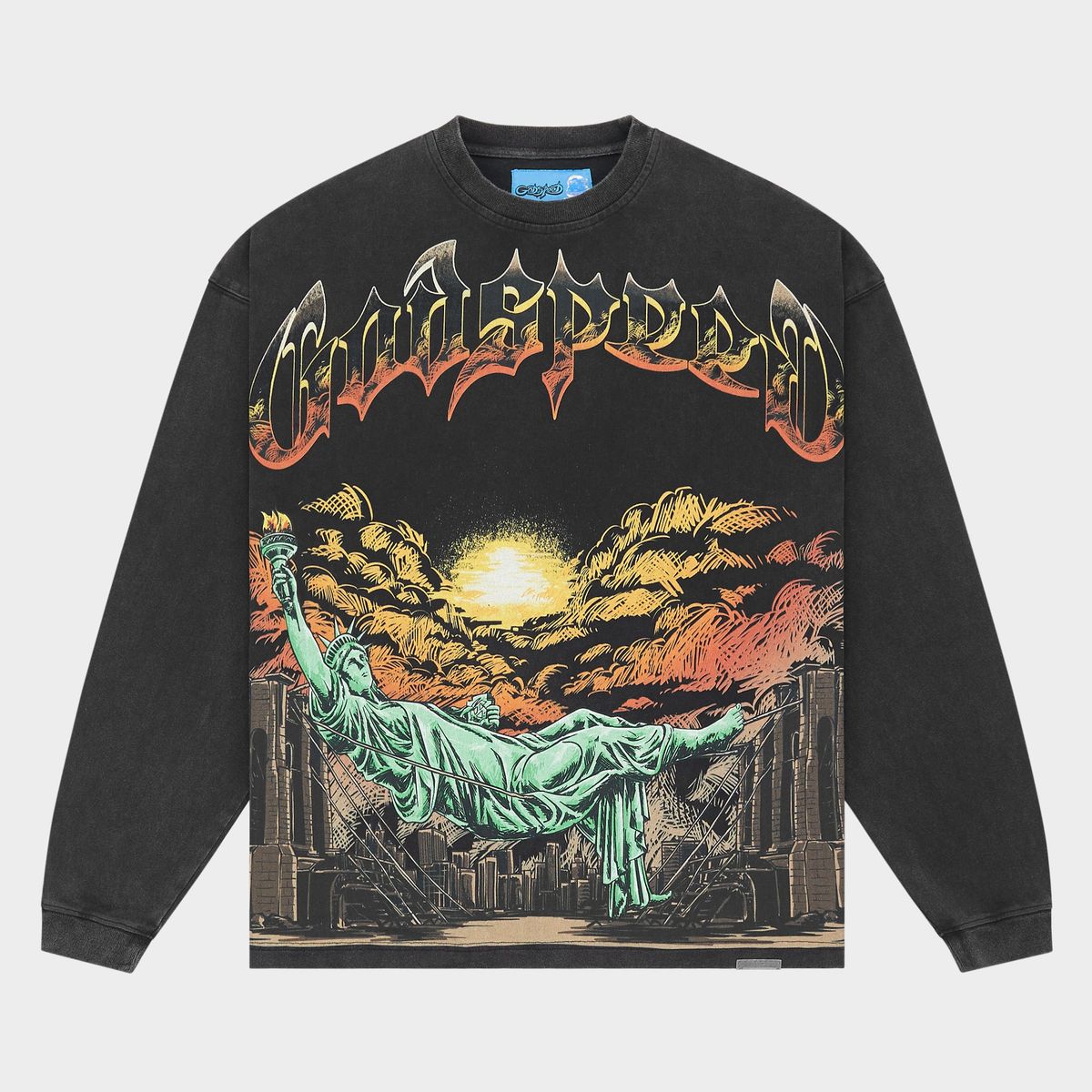 Goodspeed  Burnt Bridges II LS T-shirt NG (Black Wash)
