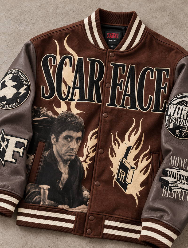 Reason Scarface Varsity Jacket
