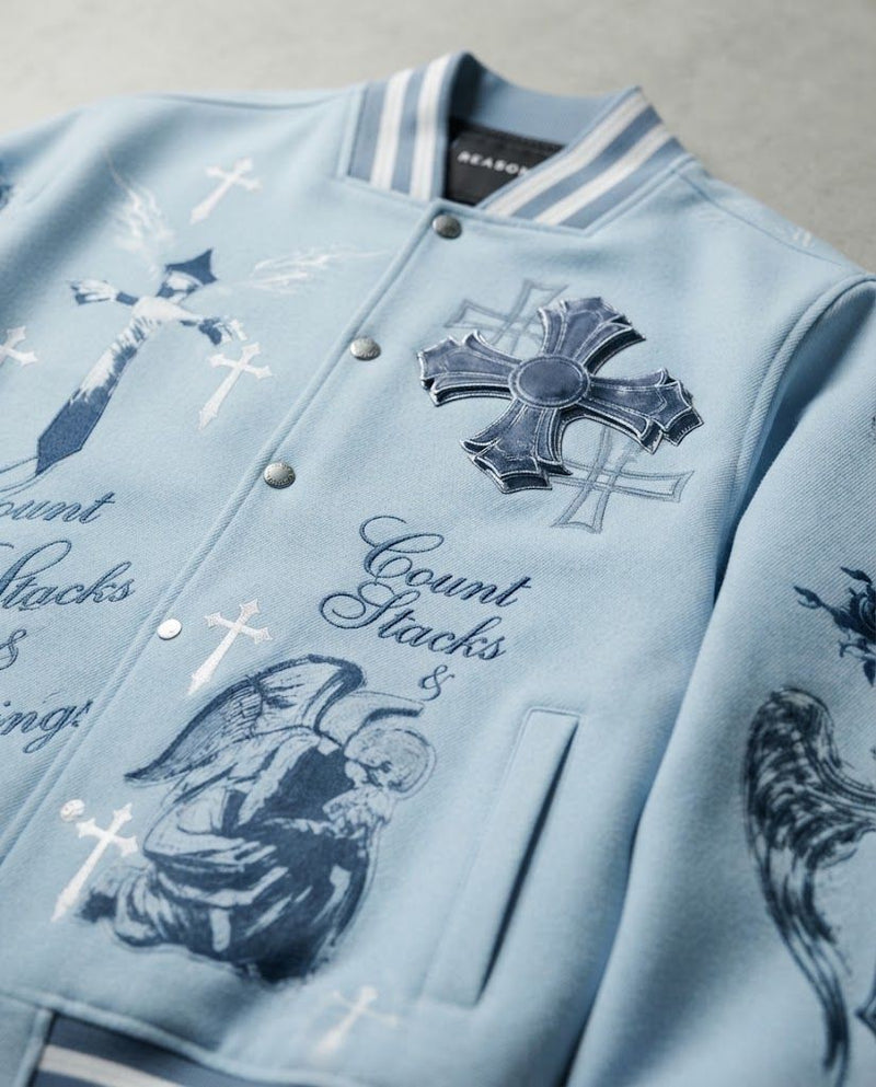 Reason  Chosen Wool Varsity Jacket