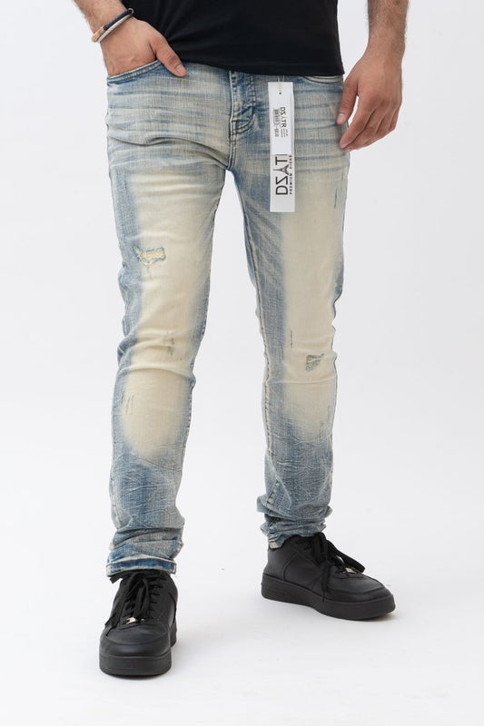 Disaster Super Stretch Denim (  693 Saturn Blue )