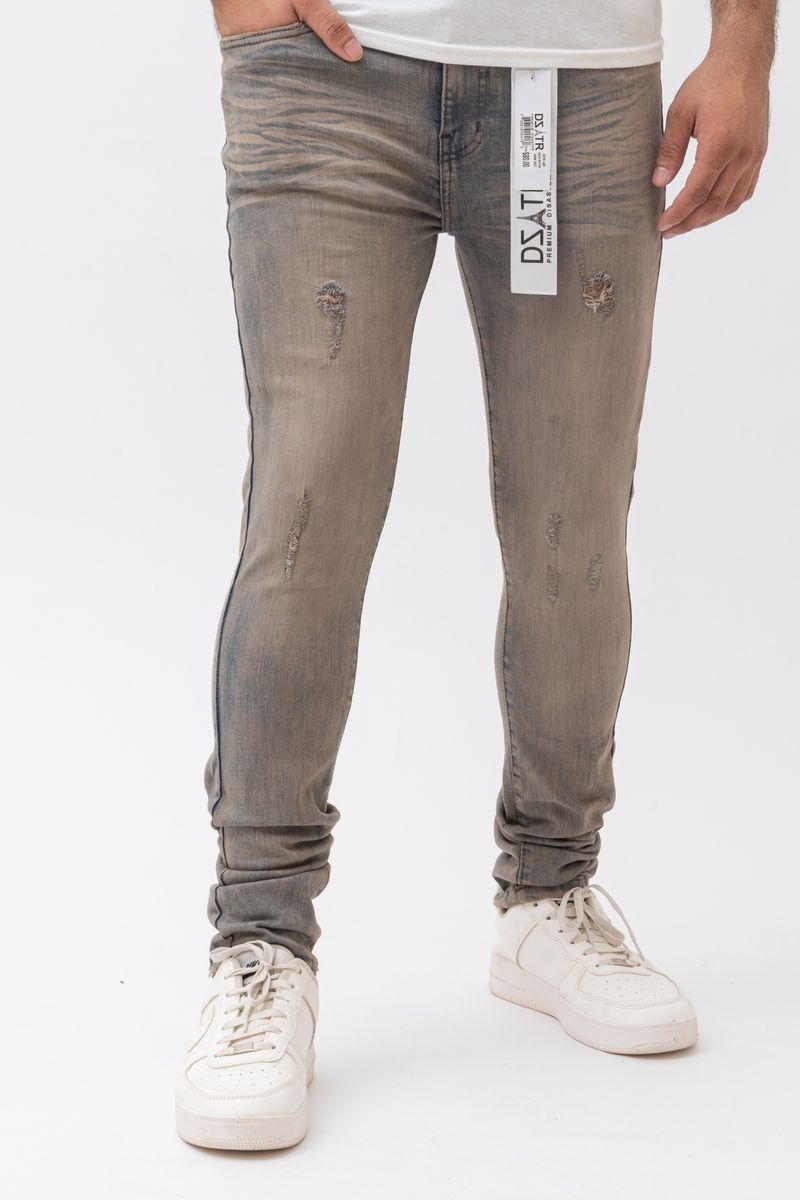 Disaster Super Stretch Denim ( 681 Dark Dust)