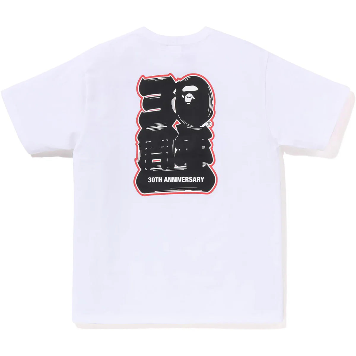 A Bathing Ape Bape Store London Bape 30th Anniversary Ape Head White Tee