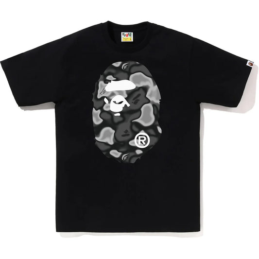 A Bathing Ape Bape “ Liquid Camo " Black T-Shirt