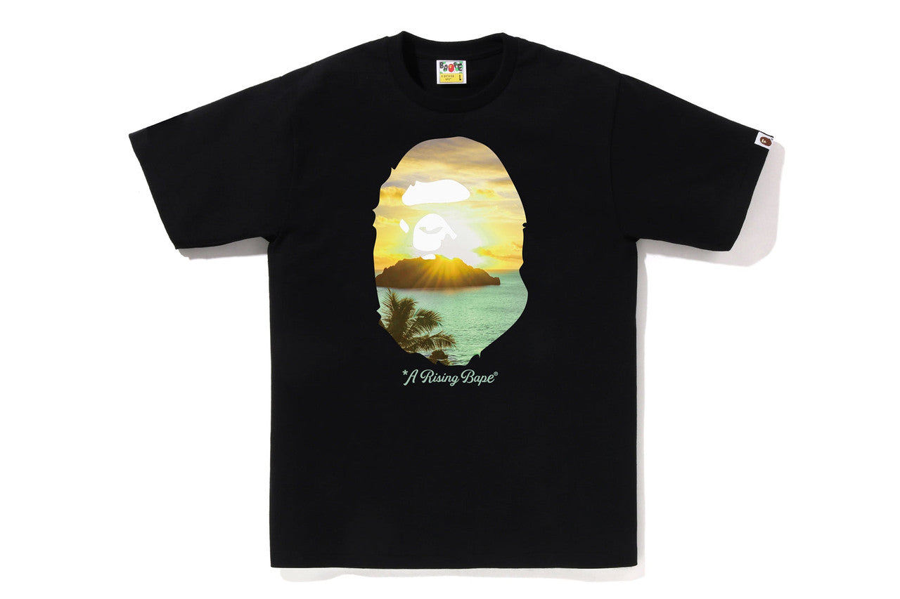 A Bathing Ape Bape "BAPE A Rising Bape Photo" Black T-Shirt