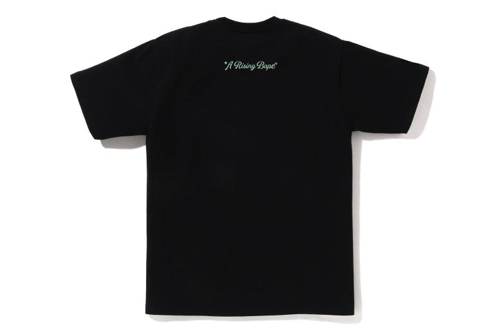 A Bathing Ape Bape "BAPE A Rising Bape Photo" Black T-Shirt